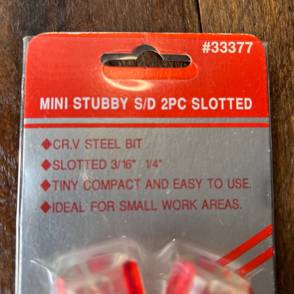 Pittsburgh Pittsburgh 2 Pc. Stubby Slotted Screwdriver Set Gear Up