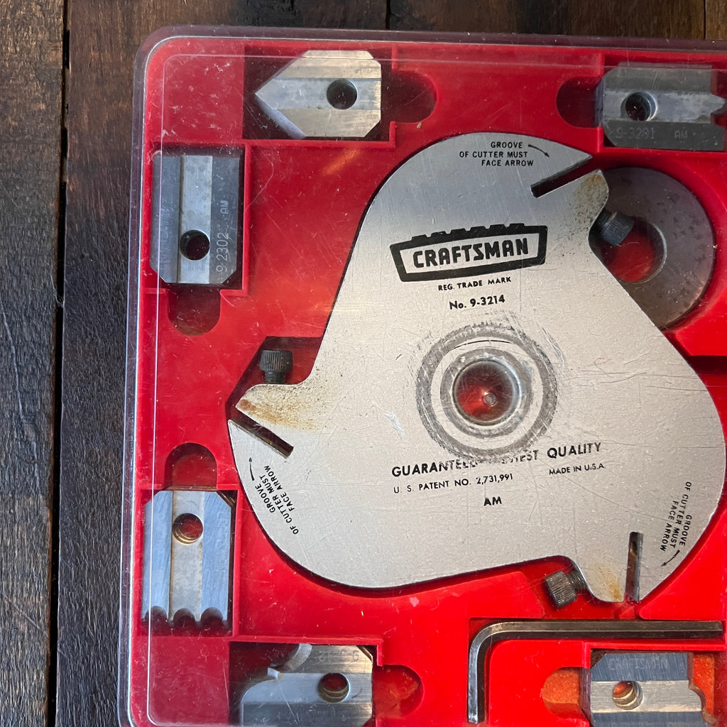 Craftsman Craftsman Molding Head Cutter Set No 9-3214 (USA) Gear Up