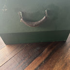 Other Vintage Pioneer Steel Co Green Metal Tool Box (USA) Gear Up