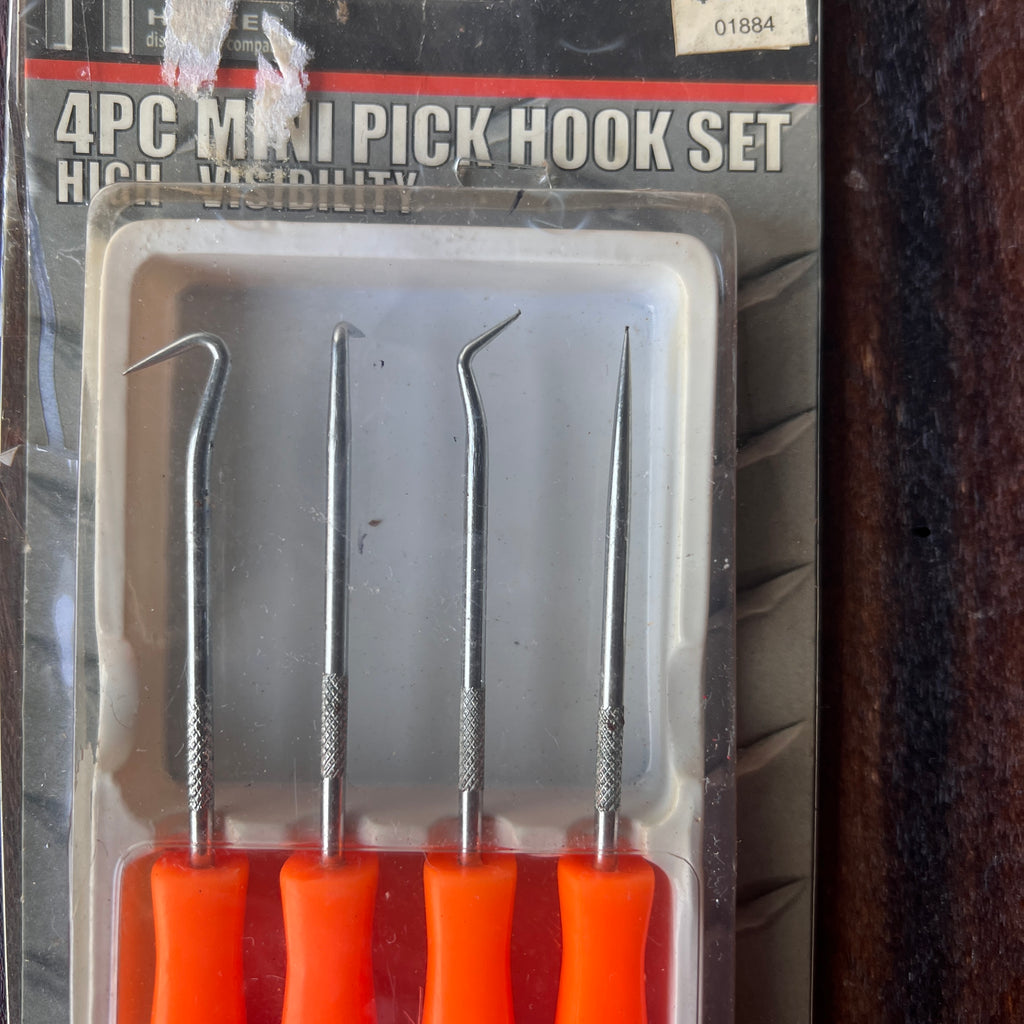 Homier HOMIER 4 Piece Mini Pick and Hook Set Gear Up