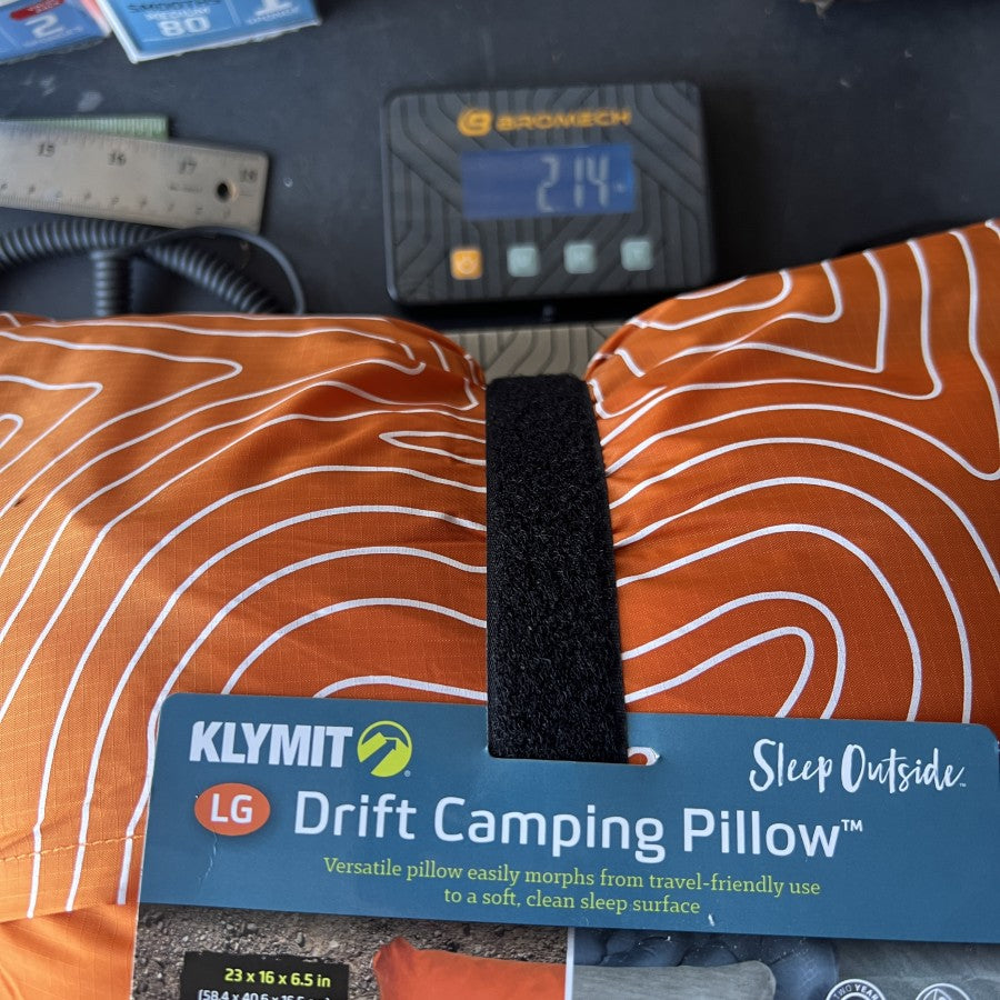 Other Klymit Drift Camping Pillow Large (Orange) Gear Up