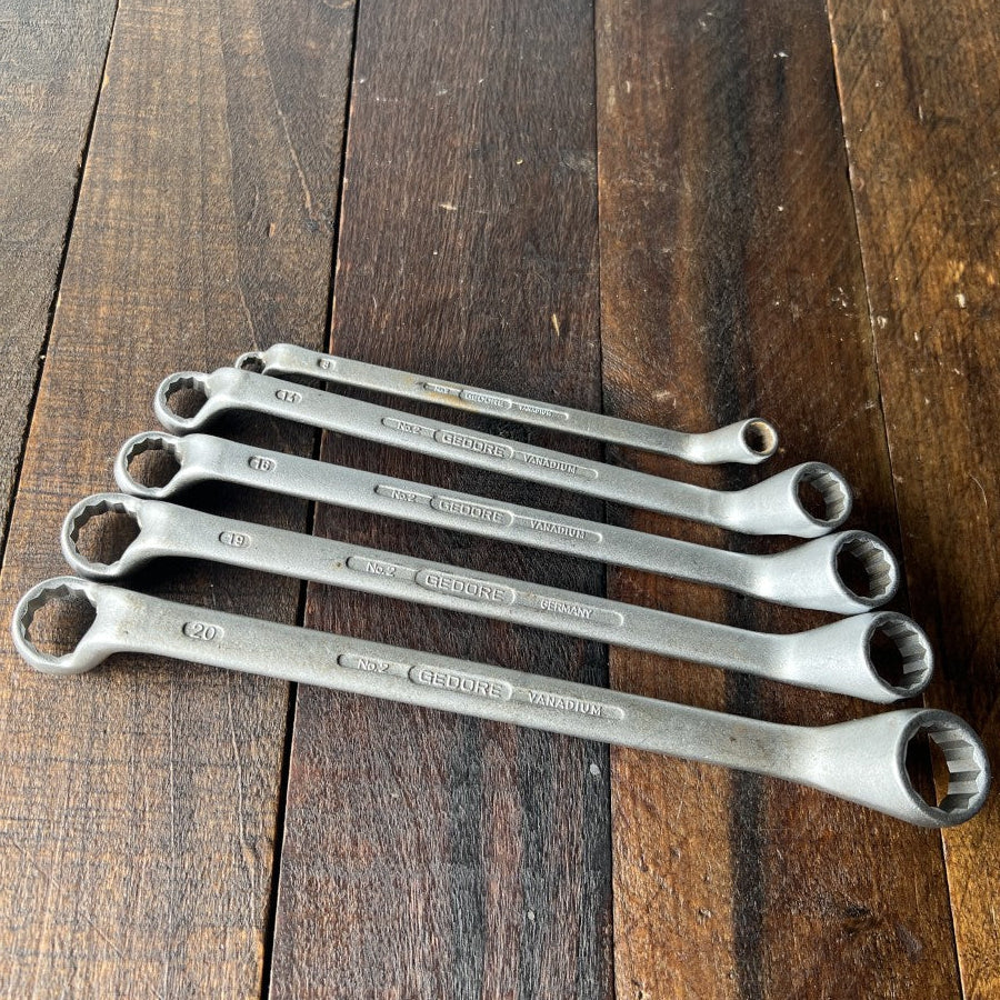 Gedore Gedore No 2 Offset Double Box End 5 Pc. Wrench Set 8-22mm (Germany) Gear Up