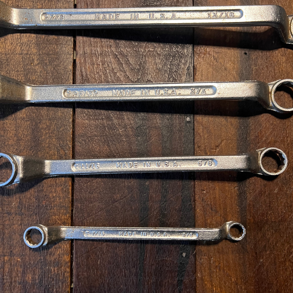 Other Vintage 6 Piece Forged Steel Box End Wrench Set USA Gear Up