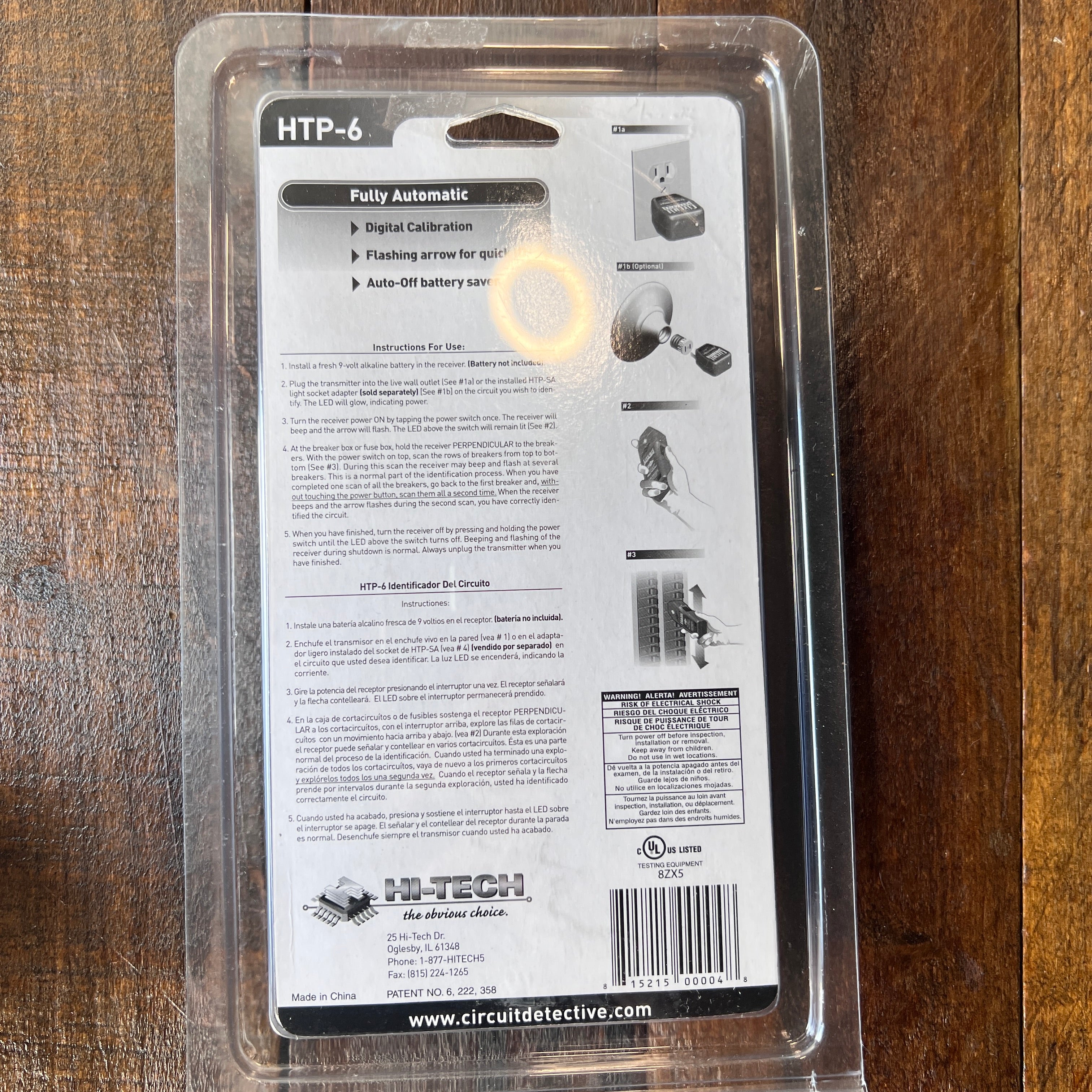 Hi-Tech Hi-Tech HTP-6 Digital Circuit Detective Breaker Identifier Kit Gear Up