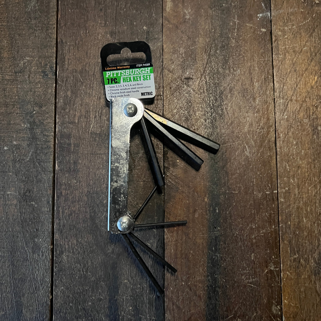 Pittsburgh Pittsburg Hex Key Set