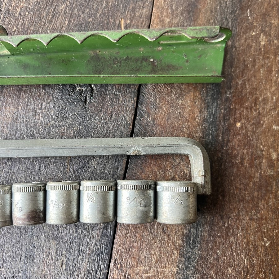 Other Vintage Indestro 2104 8-Piece Hex Socket Wrench Set Gear Up