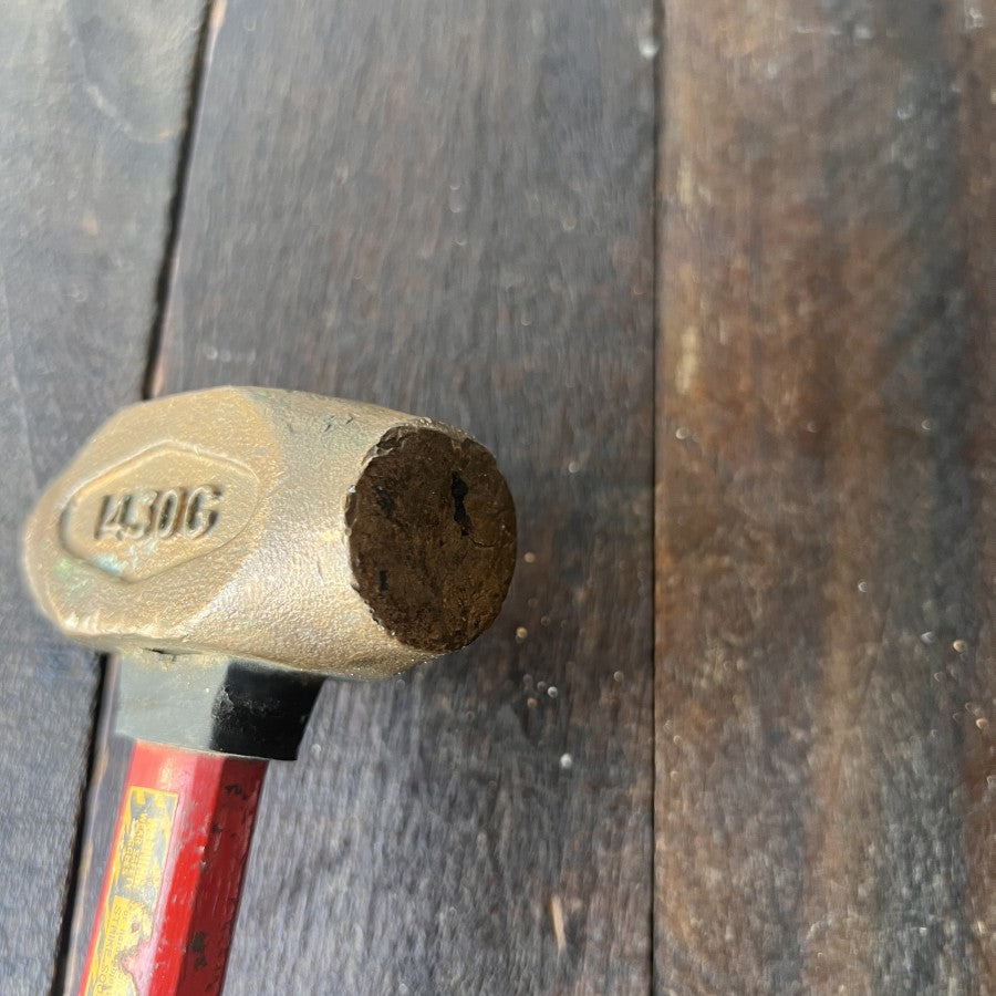 Proto Proto 1430G 1.5 lb Brass Hammer Fiberglass Handle Gear Up