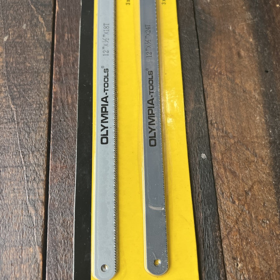 Olympia Tools 6 Piece 12 Inch Hacksaw Blade Set