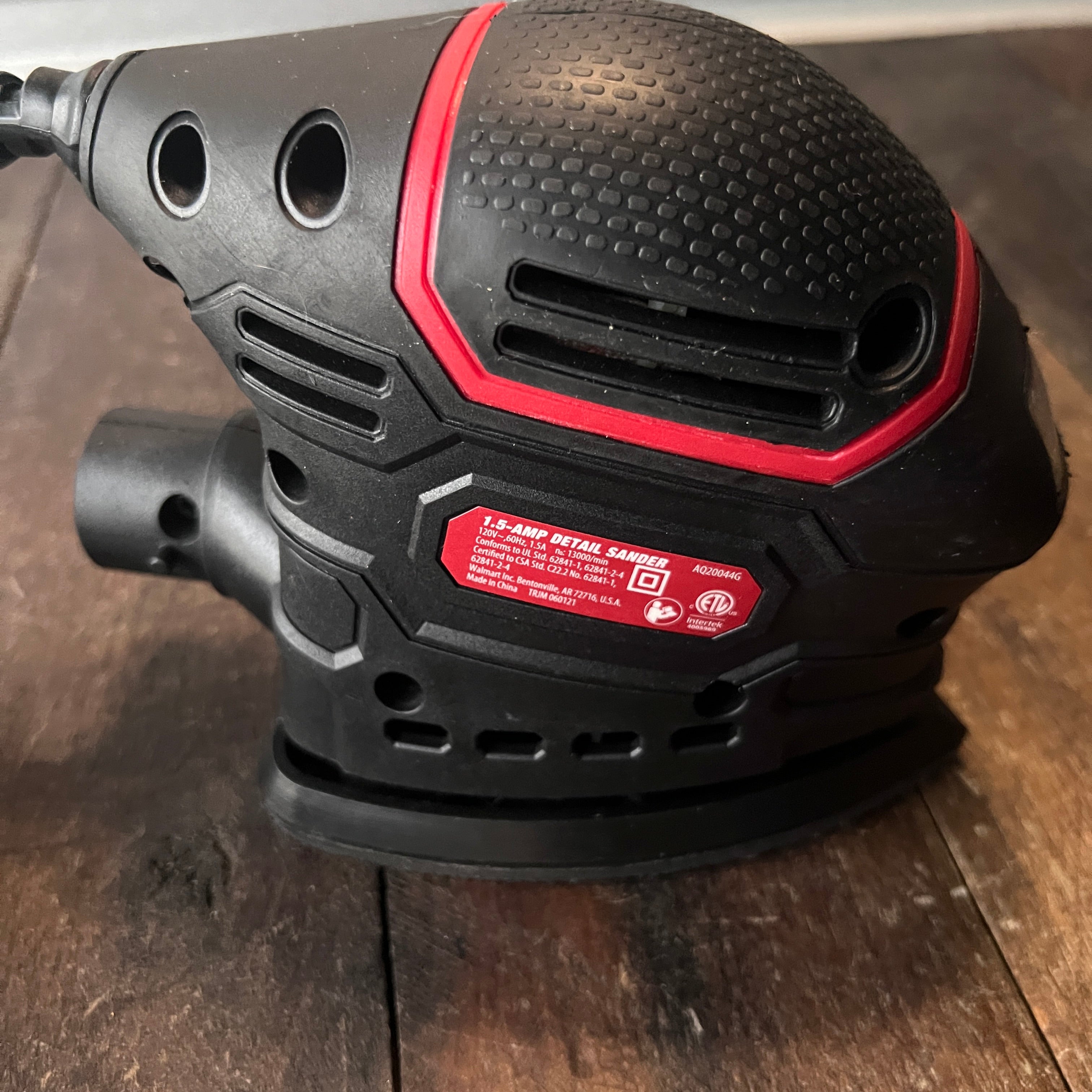 Hyper Tough Corded 1.2-Amp Detail Sander for Woodworking and DIY Projects