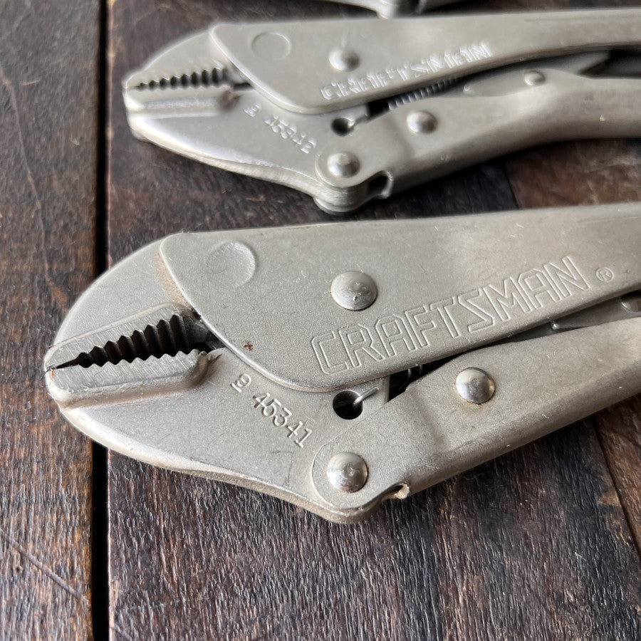 Craftsman Vintage Sears Craftsman 4PC Locking Pliers Set 45353 (USA) Gear Up