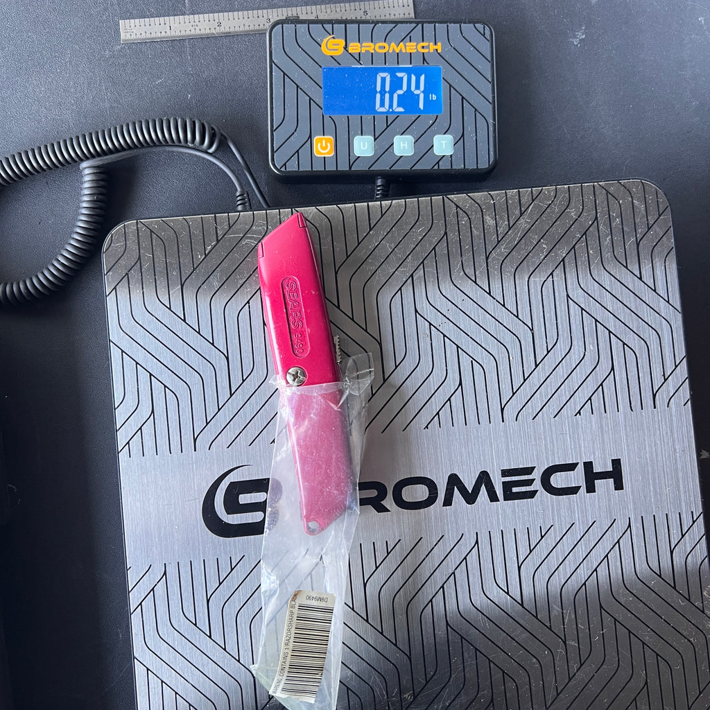 Sears Sears Utility Knife Retractable Blade 9490 Red Gear Up