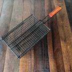 Brinkmann Charcoal Champion Hinged Wire Grilling Basket Gear Up