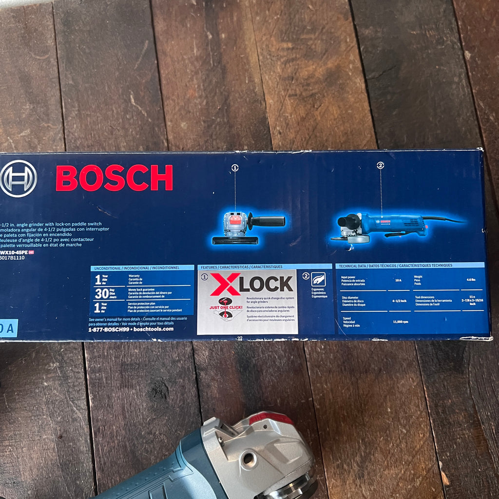 Bosch Bosch GWX10-45PE 4-1/2 in. X-LOCK Angle Grinder Gear Up