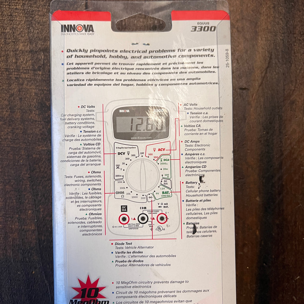 Other INNOVA 3300 Digital Multimeter Electrical Auto Household Test Gear Up