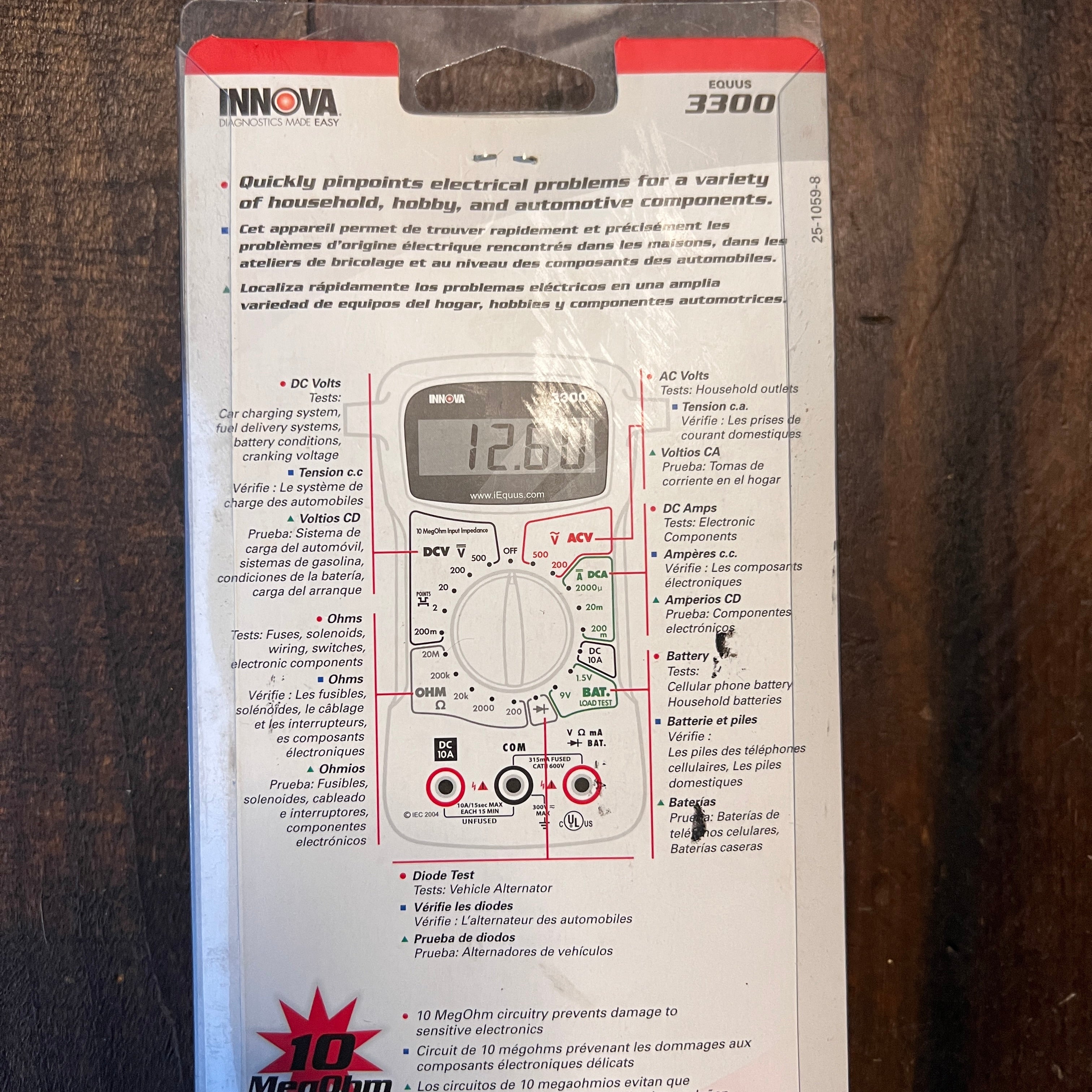 Other INNOVA 3300 Digital Multimeter Electrical Auto Household Test Gear Up