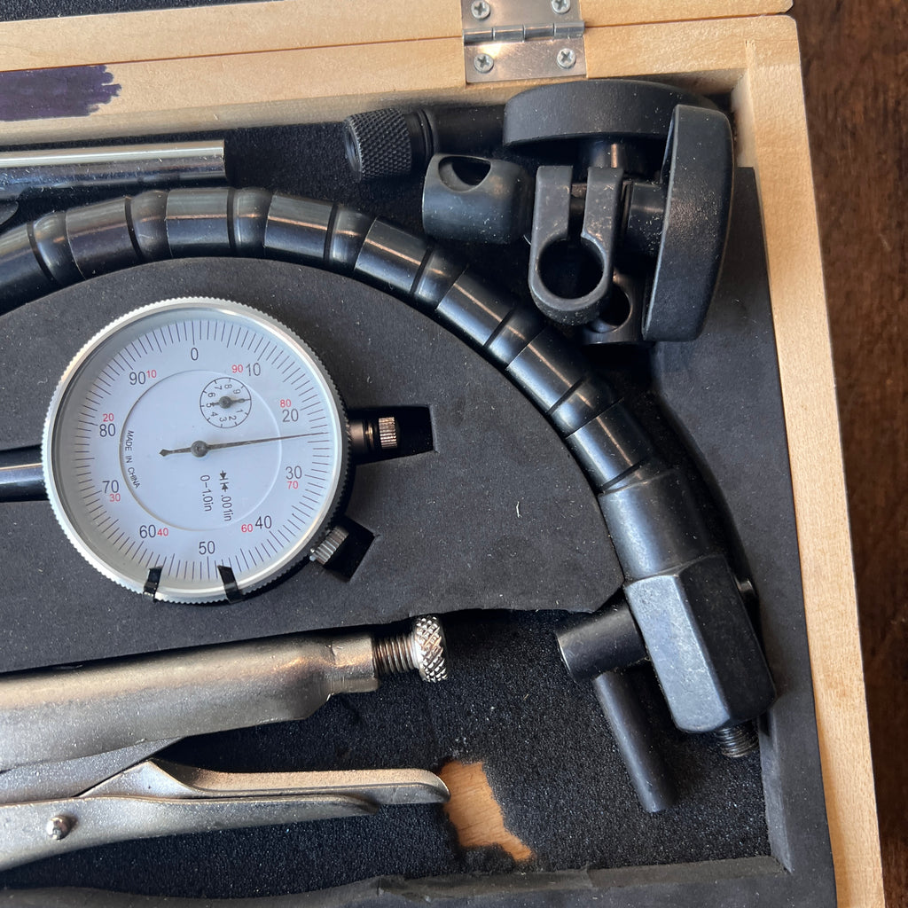 Unknown Precision Dial Indicator Gauge with Magnetic Base Stand Gear Up