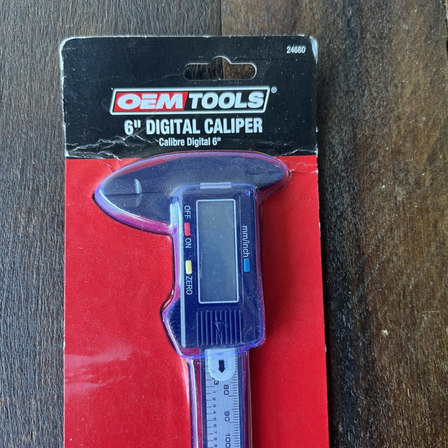 OEM TOOLS OEM TOOLS 6 Inch Digital Caliper 24680 Gear Up