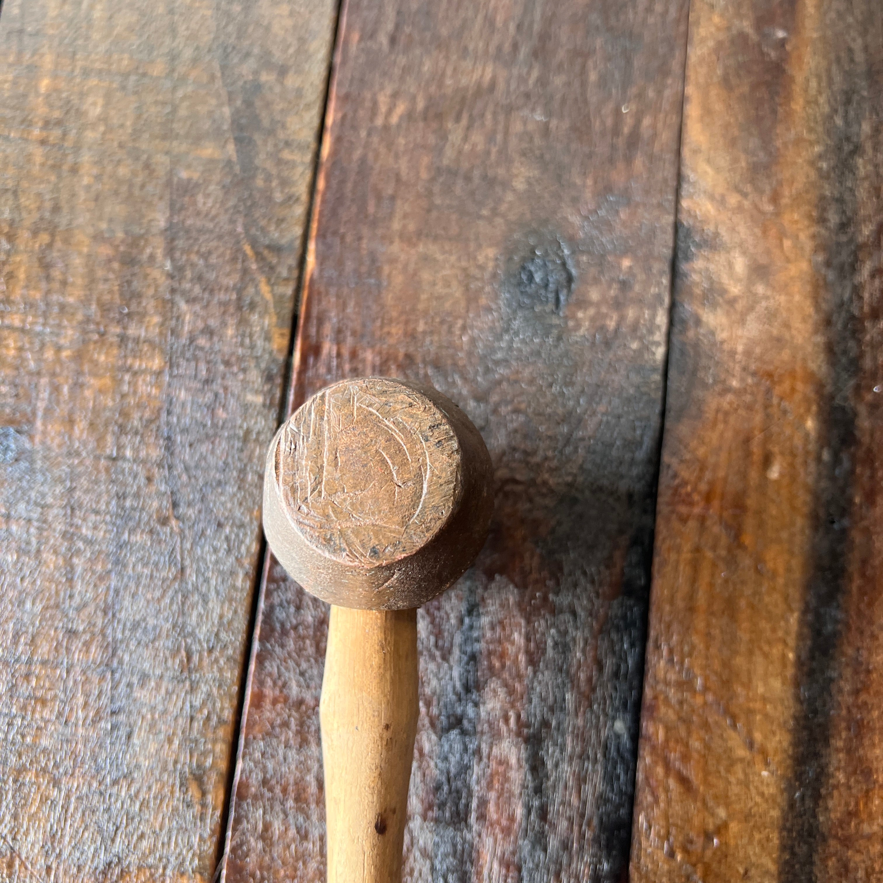 Unknown Unknown 2.14 lb. Brass Mallet Non-Marring Hammer Gear Up