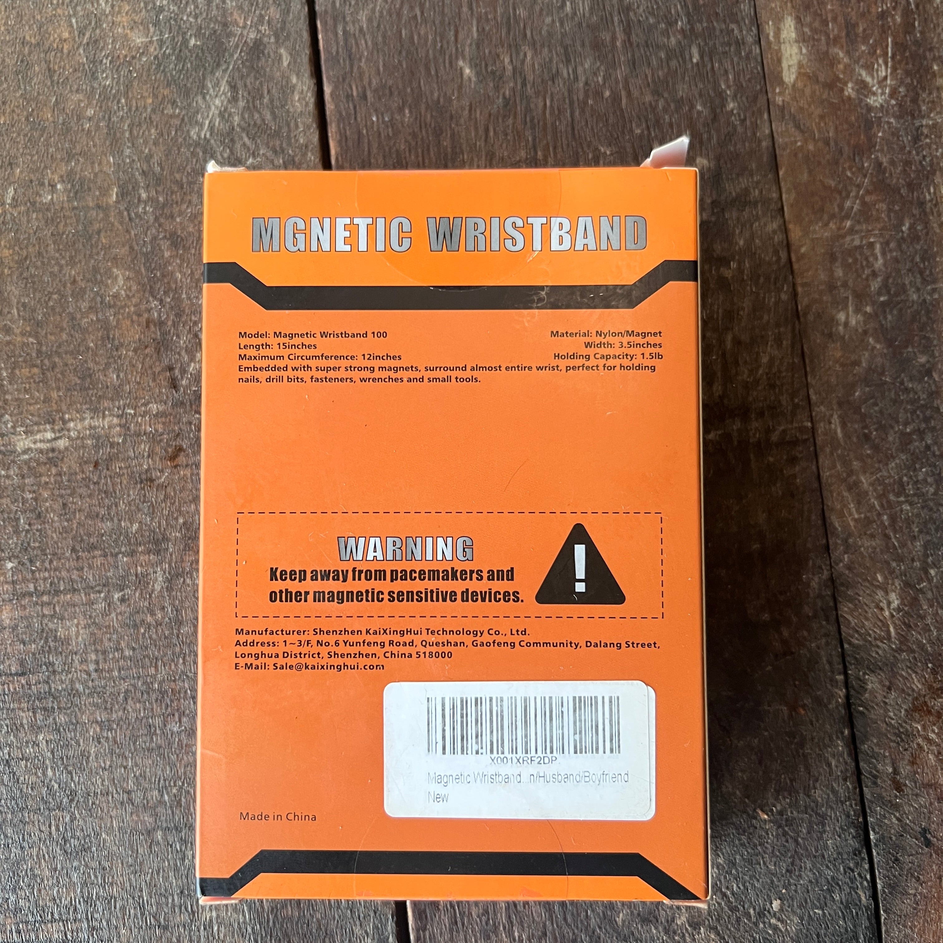 Unknown Magnetic Wristband for Holding Screws and Fasteners Gear Up