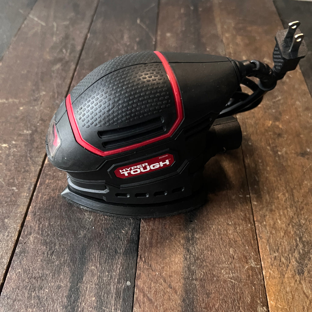 Hyper Tough Corded 1.2-Amp Detail Sander for Woodworking and DIY Projects