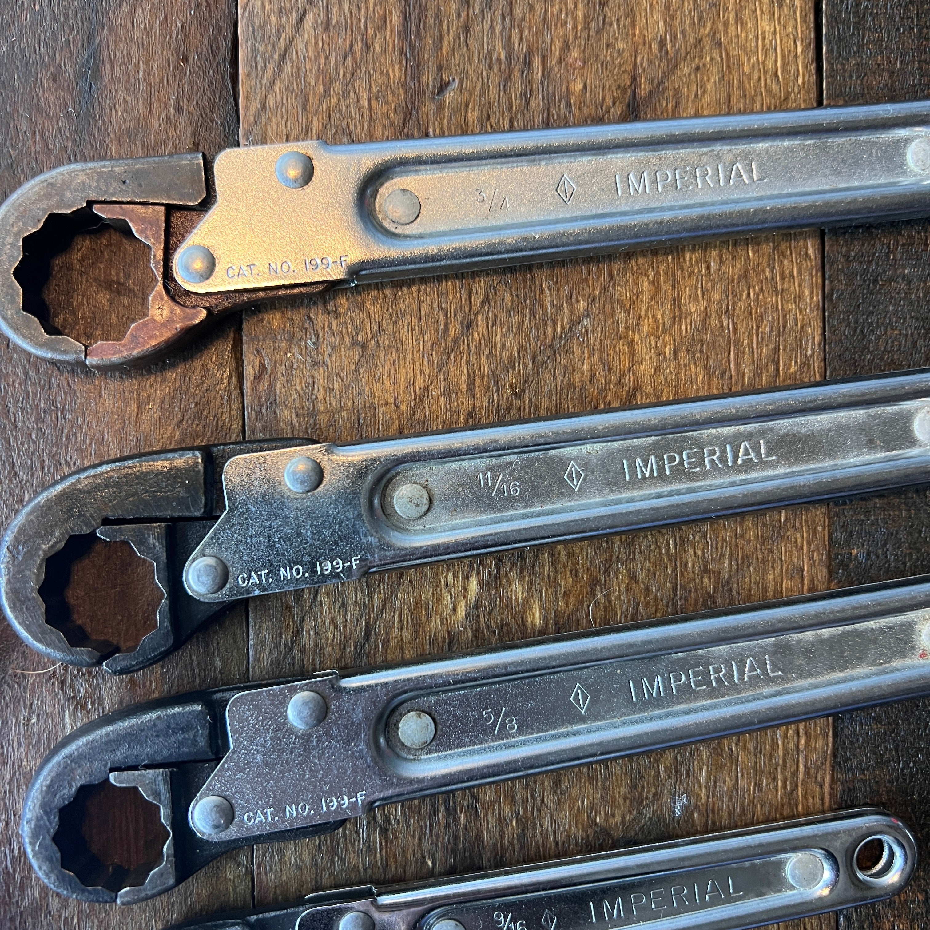 Imperial Imperial 10 pc Flare Nut Wrench Set 199 & 199-F (USA) Gear Up