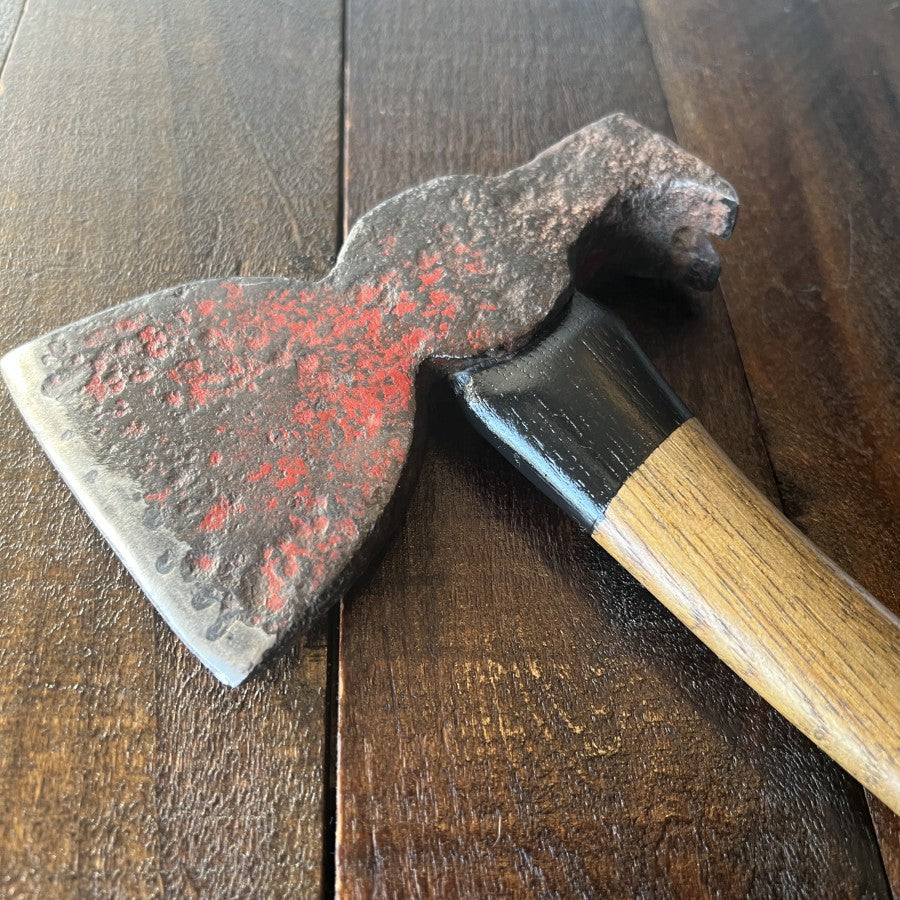 Unknown Vintage Shingling Lathing Hatchet Refinished Wood Handle Gear Up