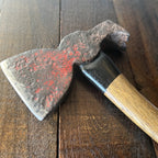 Unknown Vintage Shingling Lathing Hatchet Refinished Wood Handle Gear Up