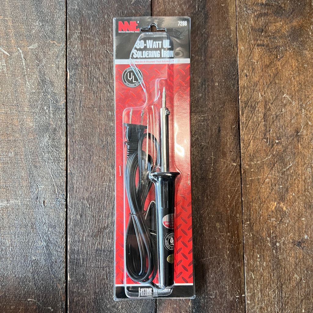 Michigan Industrial Tools 30-Watt UL Listed Soldering Iron with Stand