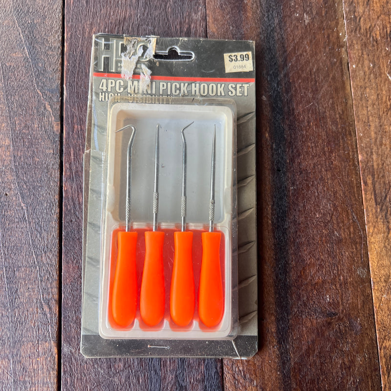 Homier HOMIER 4 Piece Mini Pick and Hook Set Gear Up