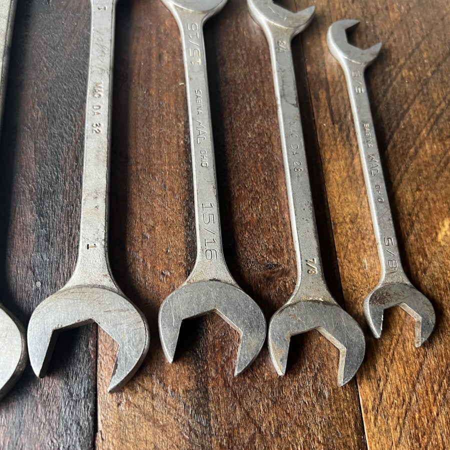 Mac Tools Mac Tools 7 Piece Open End Wrench Set 3/4 to 1-1/4 Inch (USA) Gear Up