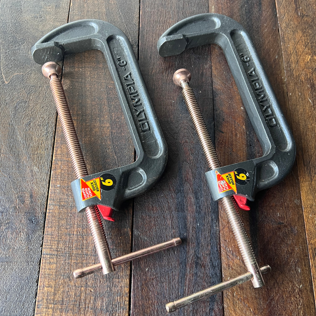 Olympia Olympia 6 Inch C Clamp Pair Cast Iron Hand Tools Gear Up