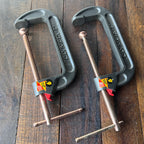 Olympia Olympia 6 Inch C Clamp Pair Cast Iron Hand Tools Gear Up