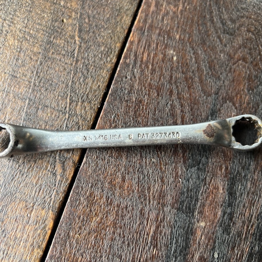 Snap-on Snap-on XS1416 7/16 Inch 1/2 Inch 12 Point Box End Wrench (USA) Gear Up