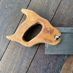 Unknown Vintage Wood Handle Dovetail Hand Saw Gear Up