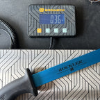 Rockler Rockler Blue V-Notch Push Stick Woodworking Safety Tool Gear Up