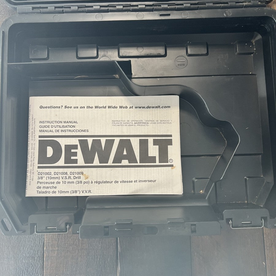 DeWalt D21008 6.0 Amp 3/8 Inch Corded VSR Drill