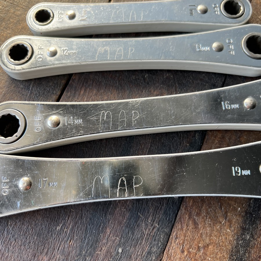 Craftsman 4 Piece Ratcheting Box-End Wrench Set Metric (USA)