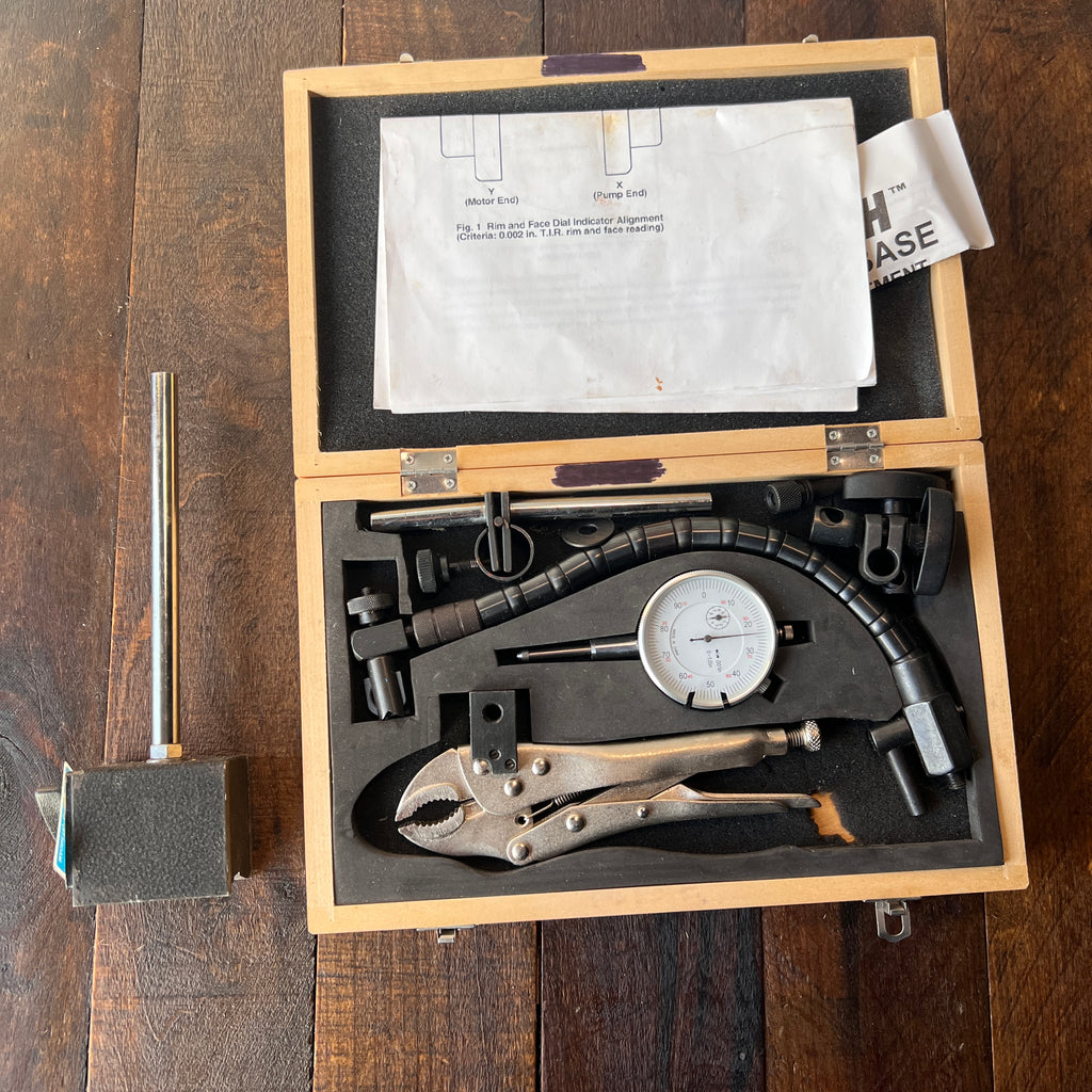 Unknown Precision Dial Indicator Gauge with Magnetic Base Stand Gear Up