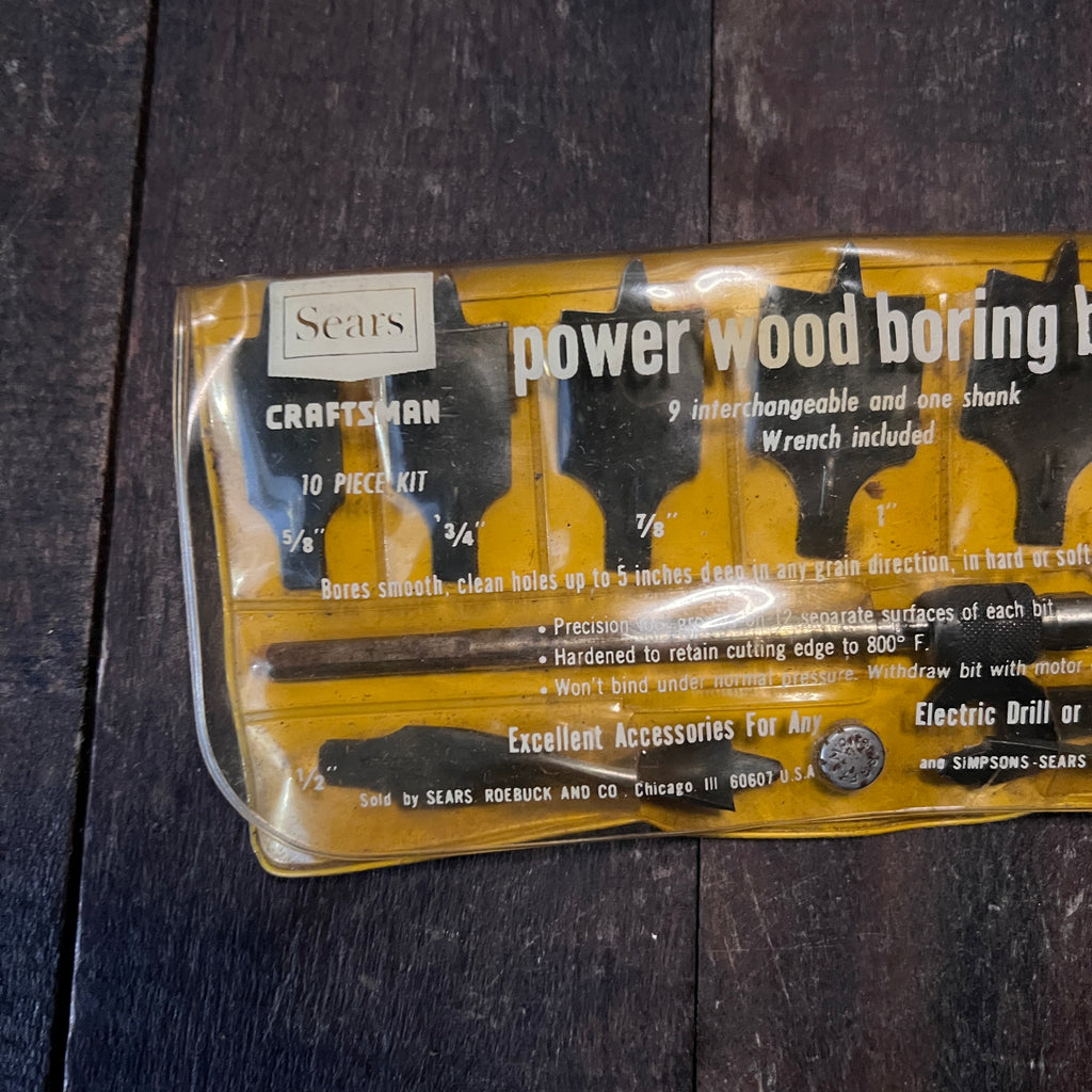 Craftsman Craftsman 10-Piece Power Wood Boring Bit Set 9-2082