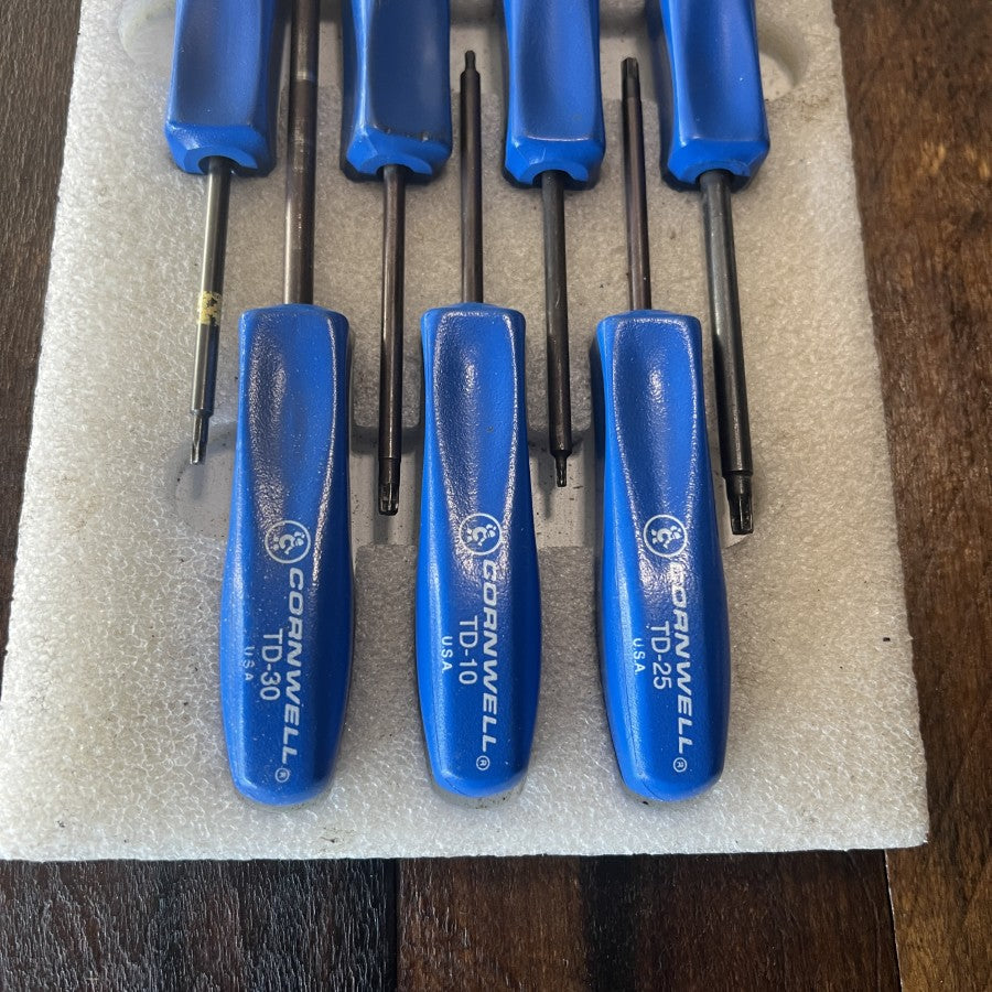 Cornwell Cornwell 8 Piece Torx Screwdriver Set TD8-TD30 (USA) Gear Up