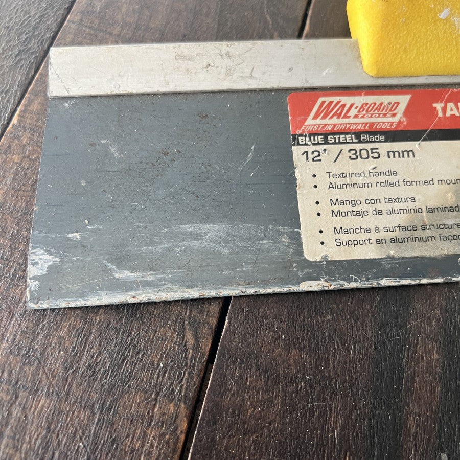 Wal-Board 21-022 12 Inch Blue Steel Taping Knife (USA)