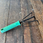 Unknown 3-Tine Hand Cultivator Garden Rake Gear Up