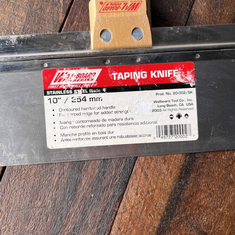 Wal Board Tools 10 Inch Taping Knife (USA)