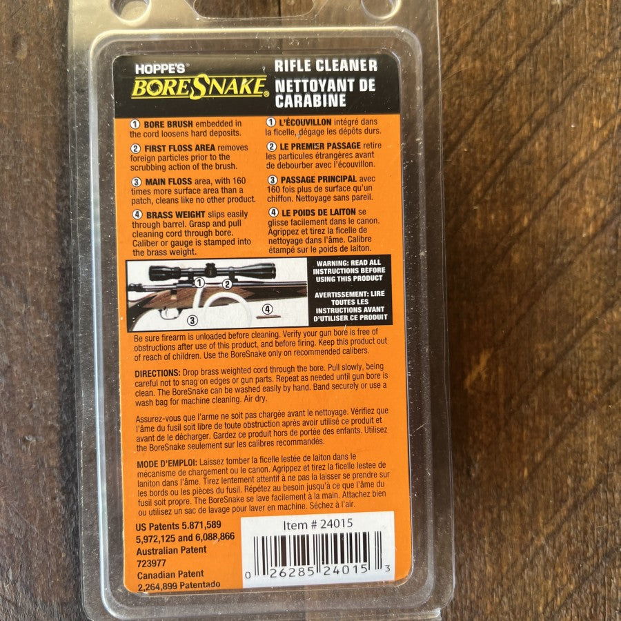 Hoppe's Hoppe's Boresnake Rifle Cleaner .308 30-30 .30-06 .300 .303 Caliber Gear Up