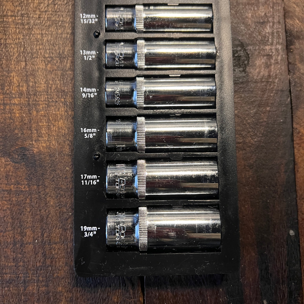 Other Power Torque 10 Piece 3/8 Inch Drive Deep Spline Socket Set Gear Up