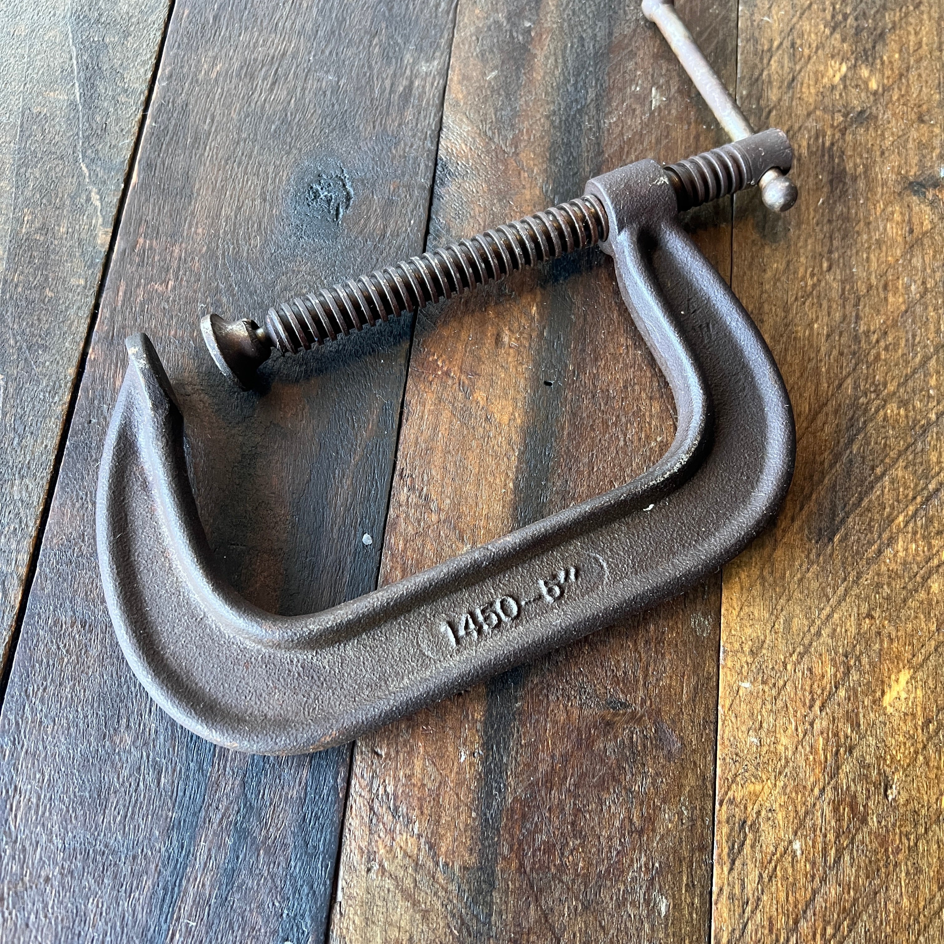 Adjustable Clamp Co. 5 Inch Adjustable C-Clamp 1450-57 Gear Up