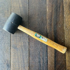 Ohio Forge 16 Ounce Black Rubber Mallet