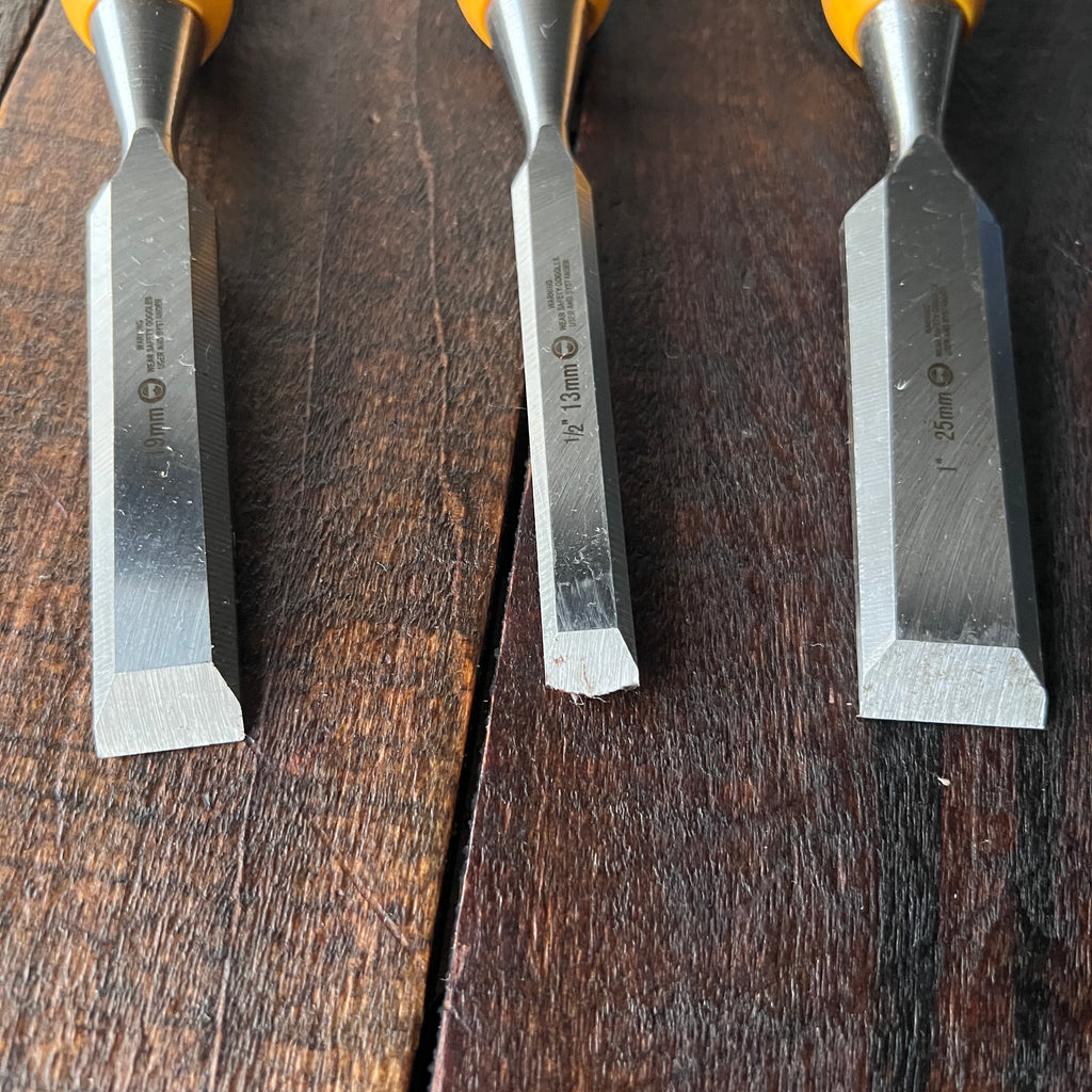 DeWalt DeWalt 3-Piece Wood Chisel Set Gear Up