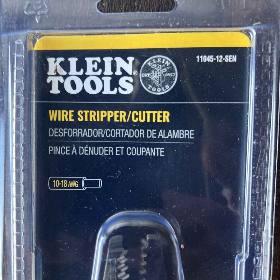 Klein Tools 1104512SEN Wire Stripper Cutter 1018 AWG (USA)