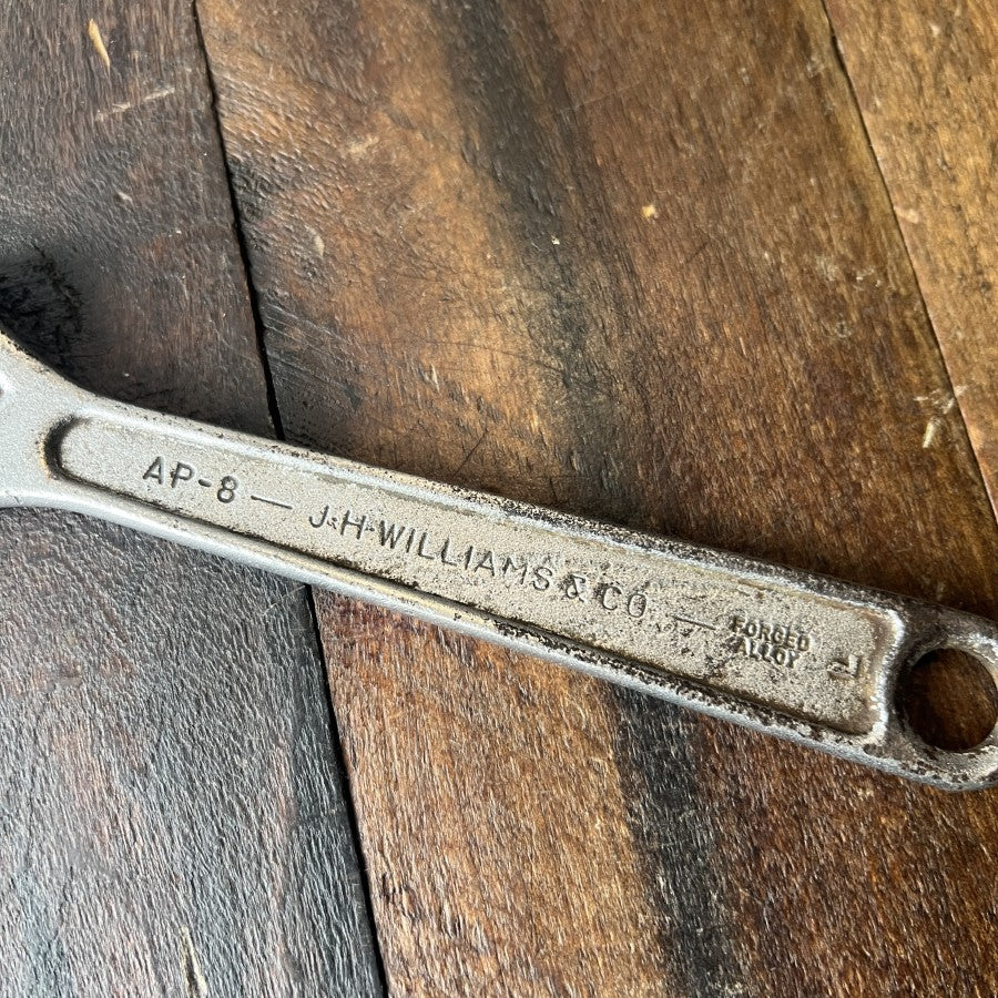 JH Williams Co AP8 Eight Inch Adjustable Wrench